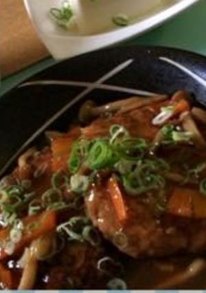簡単‼︎和風あんかけハンバーグ-レシピのメイン写真