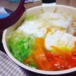 簡単!野菜たっぷり鳥ももリボン鍋♡