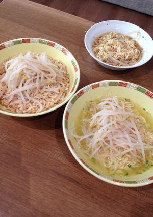 サッポロ一番ラーメン三種類-レシピのメイン写真
