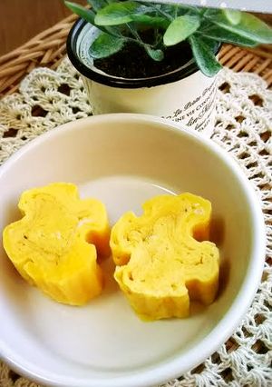 ☆お花形の可愛い♡玉子焼き☆お弁当!-レシピのメイン写真