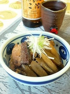 酒好き主人のおつまみ②ぶりのあら煮-レシピのメイン写真
