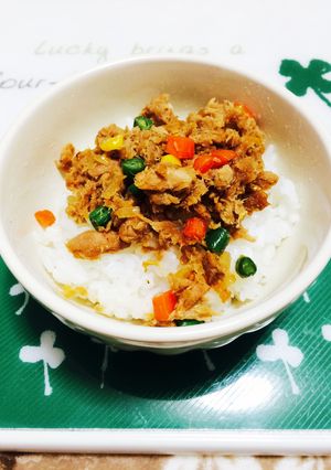ツナそぼろ丼-レシピのメイン写真