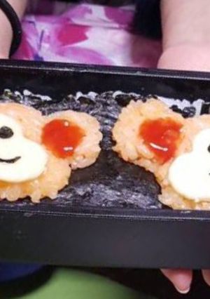お猿のお弁当-レシピのメイン写真