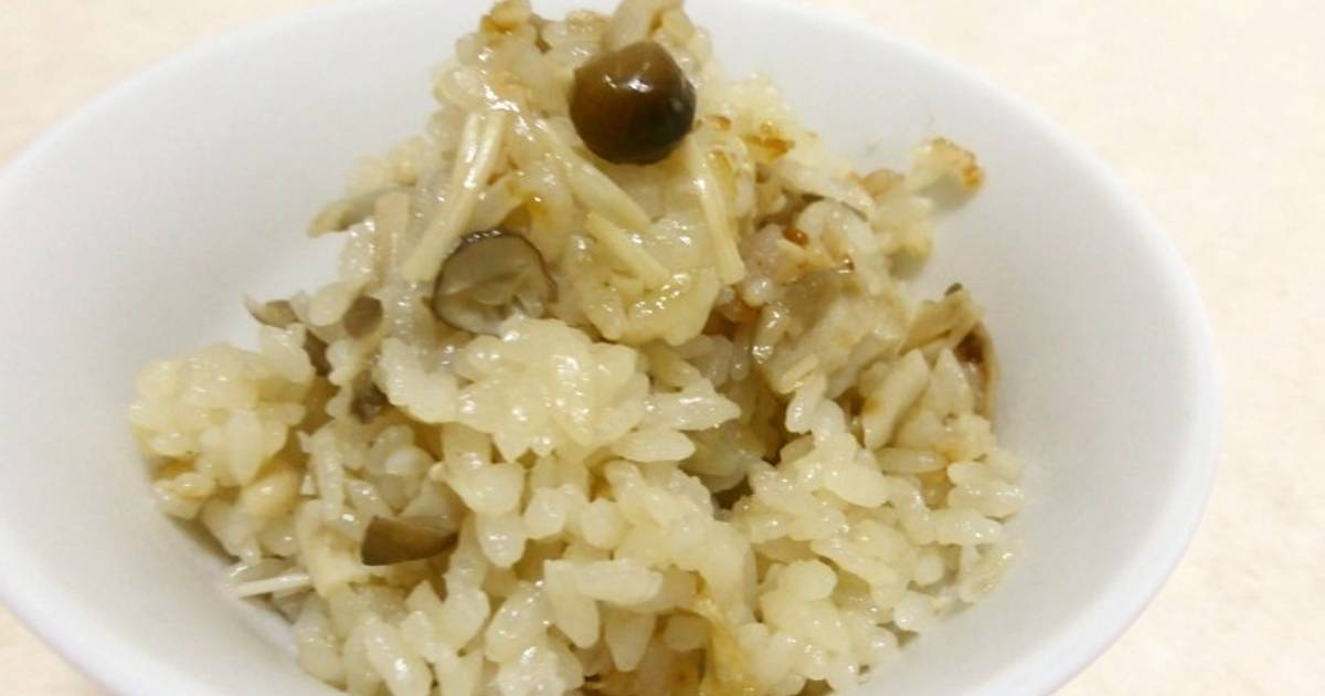 基本からアレンジまで！思わずつくりたくなる「きのこの炊き込みご飯 めんつゆ」のレシピ集 | クックパッド