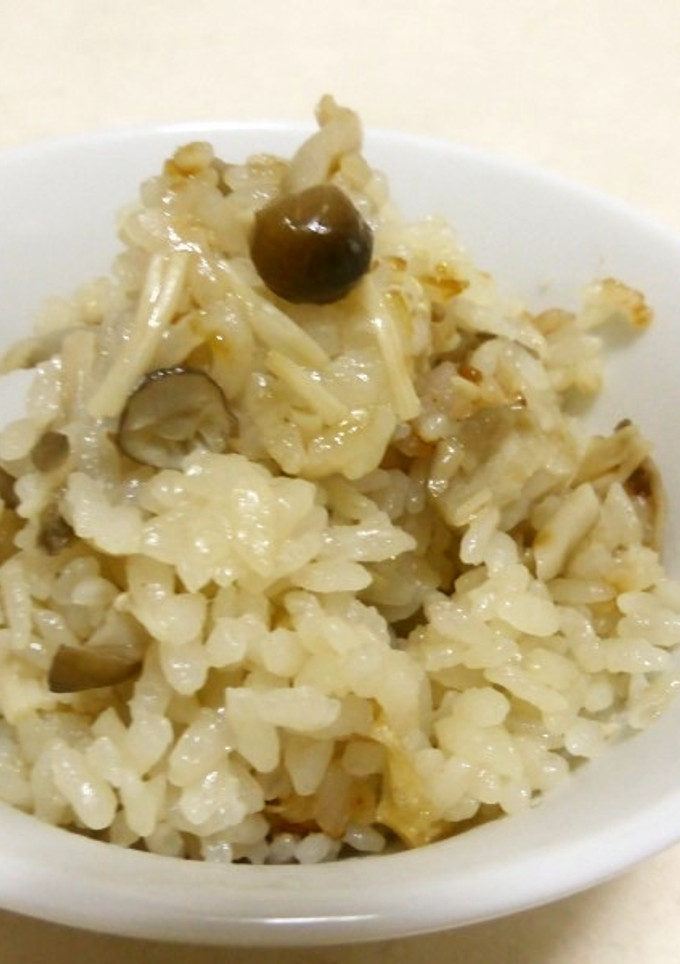 本当簡単！きのこの炊き込みご飯☆めんつゆ-レシピのメイン写真