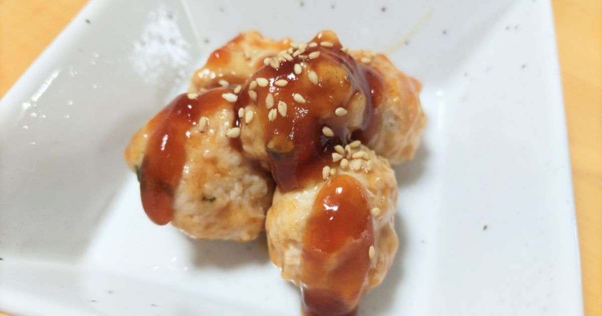 金沢白糀の鶏つくね甘酢あんかけ by ドナルドみち 【クックパッド