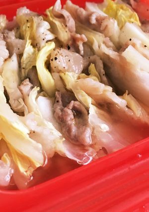 【ルクエで作る】豚肉と白菜の重ね蒸し-レシピのメイン写真