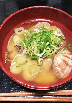 大学生が作るあさりの味噌汁-レシピのメイン写真