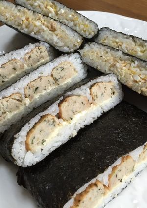 チーズケースでおにぎらず-レシピのメイン写真