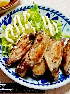 簡単♡ご飯がすすむ♡手羽中のハーブ焼き-レシピのメイン写真