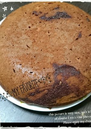 炊飯器チョコレートケーキ。ヨーグルト入。-レシピのメイン写真