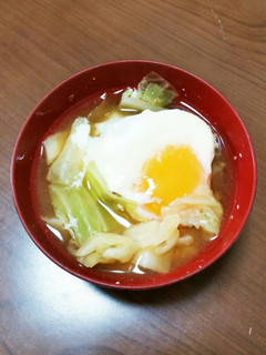 キャベツのぽっとん☆お味噌汁-レシピのメイン写真