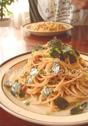 シーチキン梅ェ！ゴマヨパスタ-レシピのメイン写真
