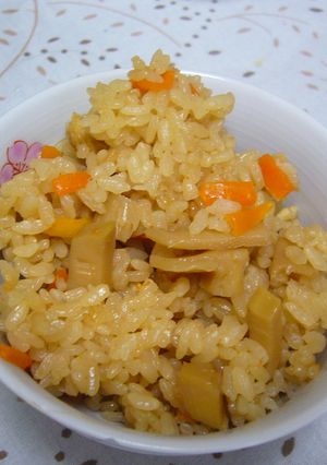筍の煮物リメイク☆筍ご飯-レシピのメイン写真