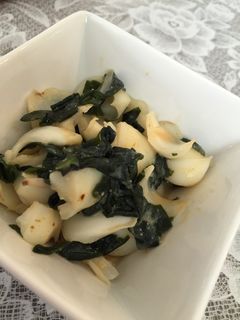 ゆりねとわかめの酢味噌和え-レシピのメイン写真