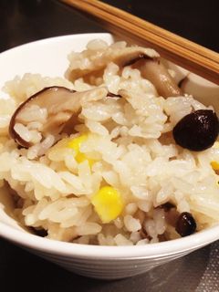 炊飯器で簡単!お餅でもちもち中華風おこわ-レシピのメイン写真