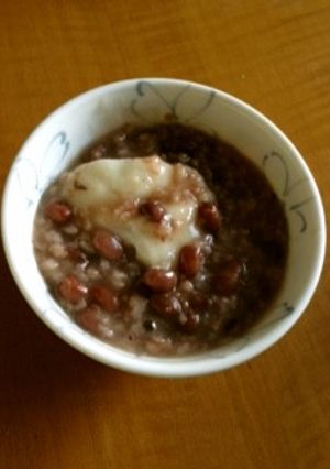 小豆粥〜生米から簡単大阪風〜あずきがゆ-レシピのメイン写真