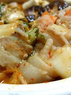 くるくる肉巻き味噌キムチ鍋-レシピのメイン写真
