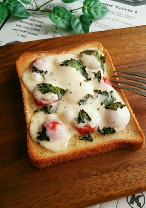 さっぱり☆大葉の和風カプレーゼトースト-レシピのメイン写真