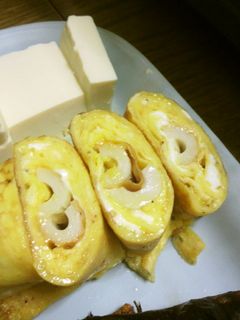 竹輪入り卵焼き!-レシピのメイン写真