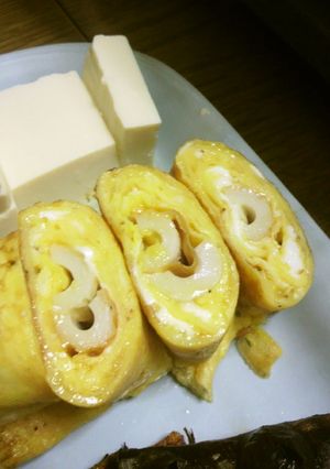 竹輪入り卵焼き！-レシピのメイン写真