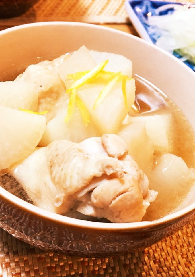 手羽元と大根の煮物＊ゆず風味-レシピのメイン写真