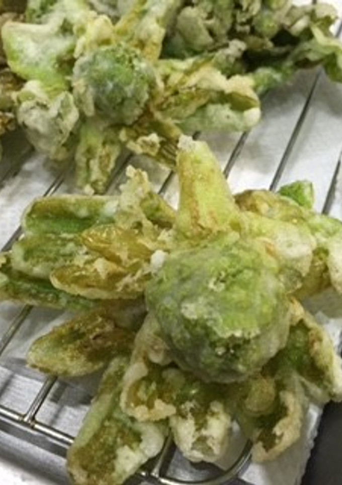 ふきのとうの天ぷら　卵なし-レシピのメイン写真