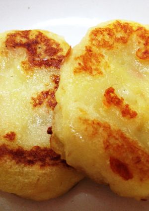 ミルク活用ツナチーズのいも餅 離乳食後期-レシピのメイン写真