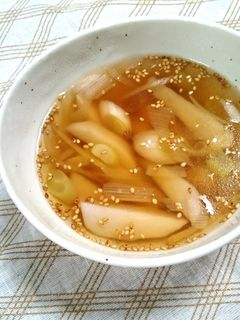 里芋と長ネギの醤油スープ-レシピのメイン写真