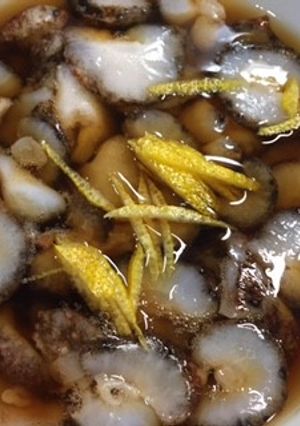 なまこの酢の物 お茶でやわらかく-レシピのメイン写真