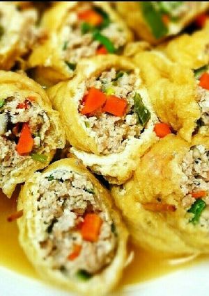 うどん出汁で簡単美味しい信田巻き♪-レシピのメイン写真