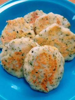 ♥離乳食 青のり入りはんぺんお焼き♥-レシピのメイン写真