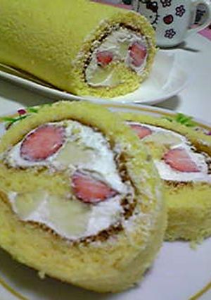 ロールケーキ♪-レシピのメイン写真