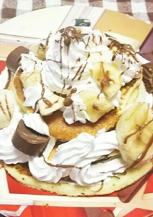 簡単美味しいパンケーキタワー-レシピのメイン写真
