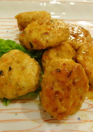 れんこん団子の甘酢がけ-レシピのメイン写真