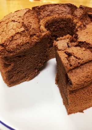 チョコ+ココアのシフォンケーキ！失敗なし-レシピのメイン写真