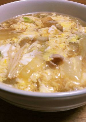 寒い冬の日にぴったりなあんかけうどん。-レシピのメイン写真