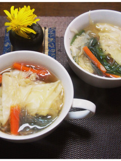 ワンタン春雨スープ-レシピのメイン写真