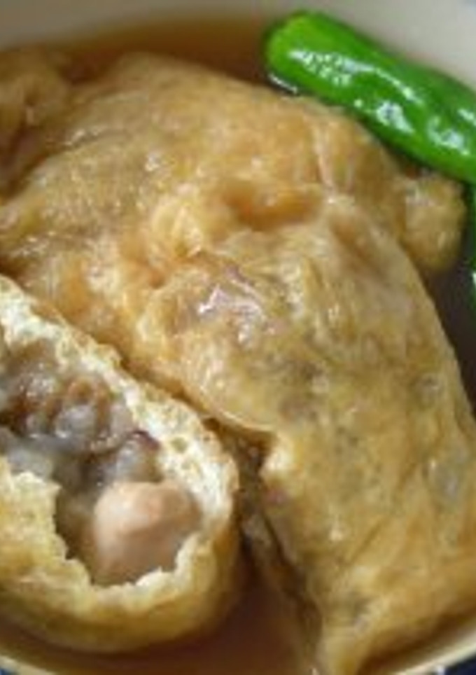 鶏とろろの巾着-レシピのメイン写真