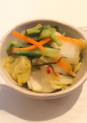 クセになる♡白菜と人参の美味しいお漬物-レシピのメイン写真