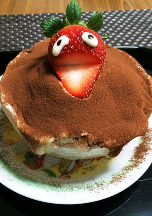 カップケーキ風ティラミスのかき氷-レシピのメイン写真