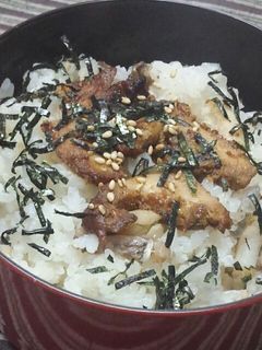 鯛の味噌ごまタレ焼きの贅沢鯛めし-レシピのメイン写真