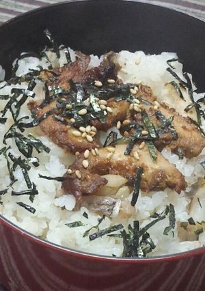 鯛の味噌ごまタレ焼きの贅沢鯛めし-レシピのメイン写真