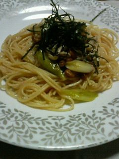 我が家の納豆パスタ -レシピのメイン写真