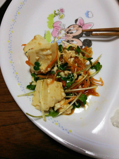 豆腐とかいわれ大根サラダ-レシピのメイン写真