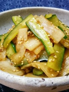 大根ときゅうりのごましょうゆ和え-レシピのメイン写真