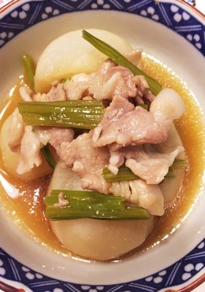 かぶと豚バラ肉の甘辛煮-レシピのメイン写真