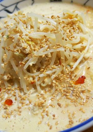 ピリ辛豆乳味噌ラーメン-レシピのメイン写真