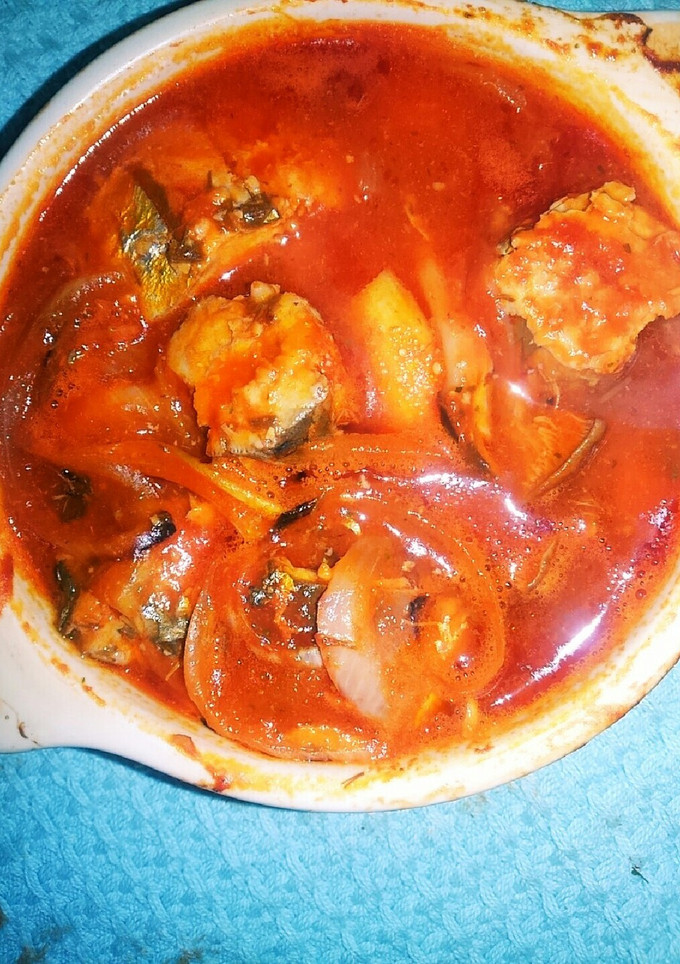 鯖水煮缶で簡単あったかトマト煮込み-レシピのメイン写真