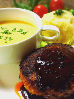 フライパンで簡単!我が家のハンバーグ♪-レシピのメイン写真